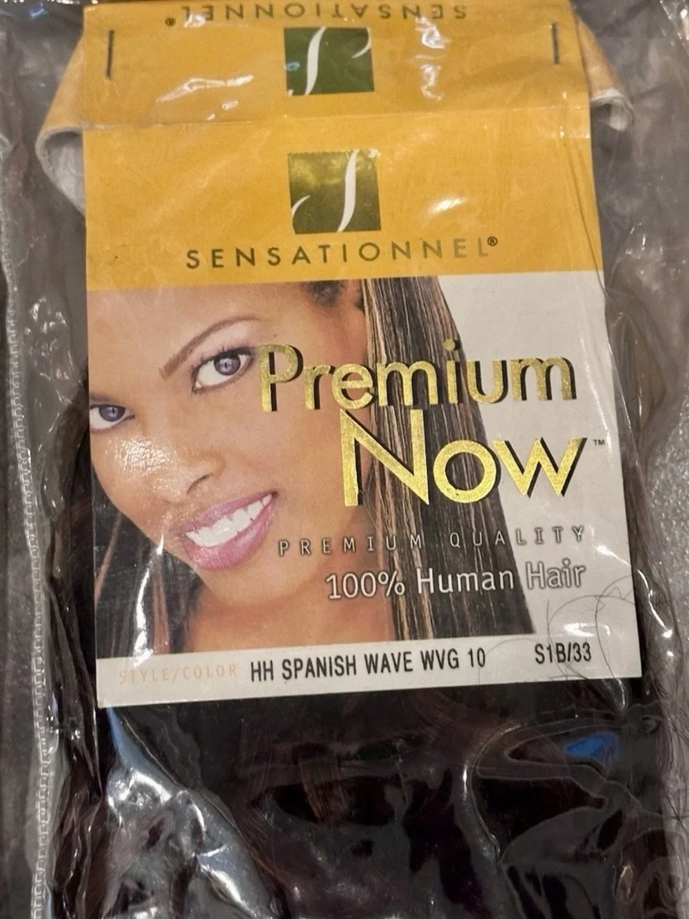 Lot of 9 Premium Now by Sensationnel Spanish Wave – 9” 10” Human Hair 100% NEW
